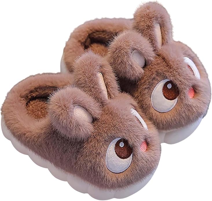 Barnas Fluffy Kanintøfler 3