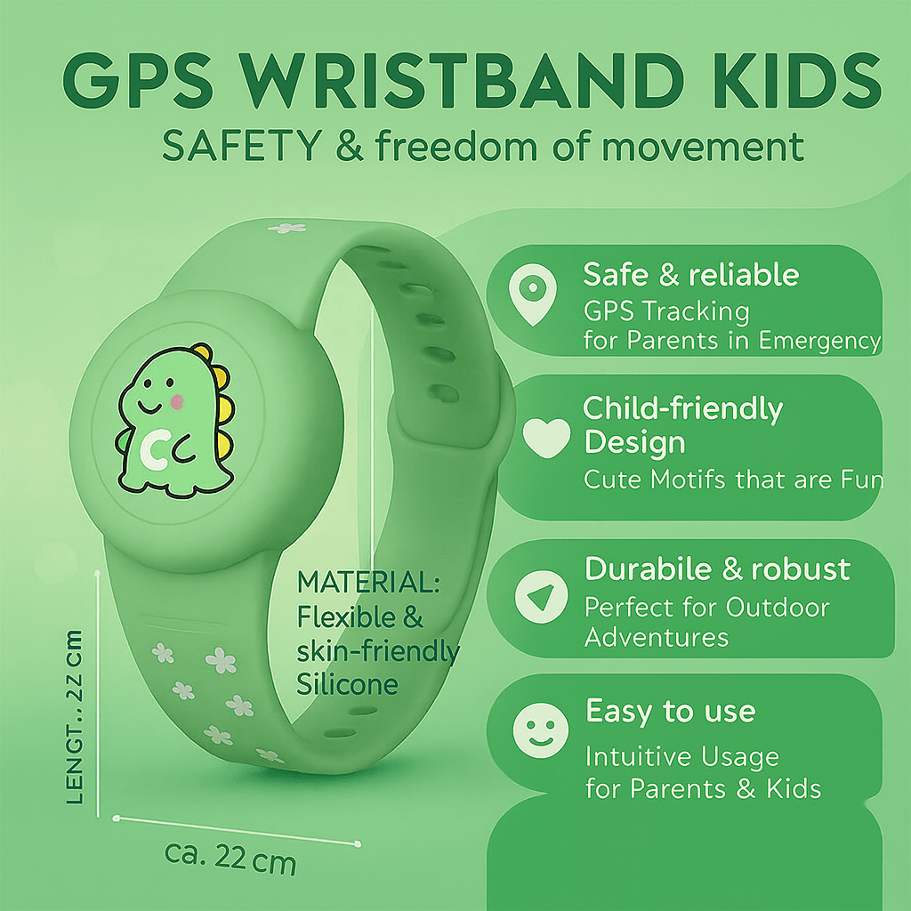 Barnas GPS-armbånd med justerbar stropp 6