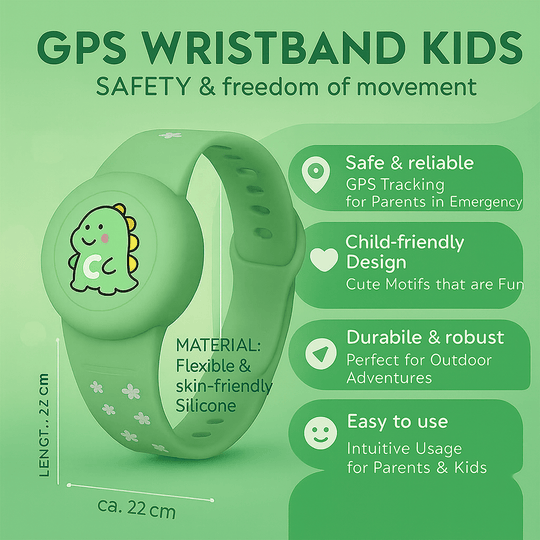 Barnas GPS-armbånd med justerbar stropp 6