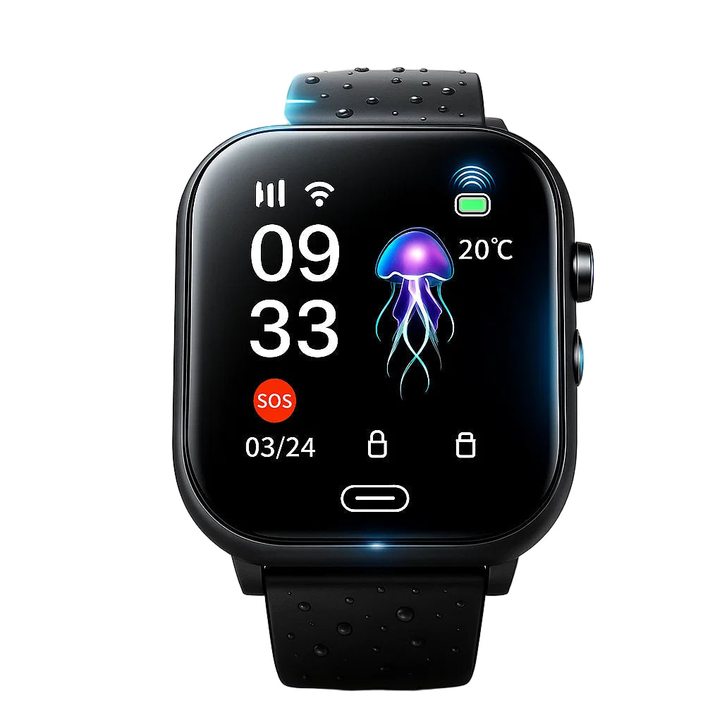 Barnas GPS Smartklokke med Kamera og Vanntett Design 0