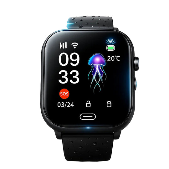 Barnas GPS Smartklokke med Kamera og Vanntett Design 0