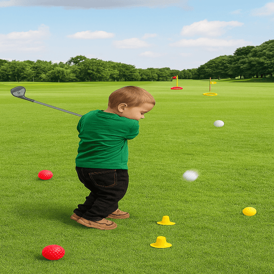 Barnas Justerbare Golfsett med Teleskopkøller 1