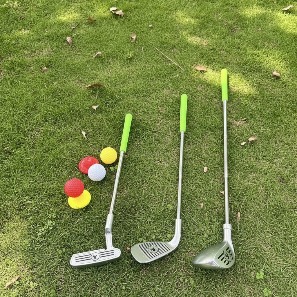 Barnas Justerbare Golfsett med Teleskopkøller 5