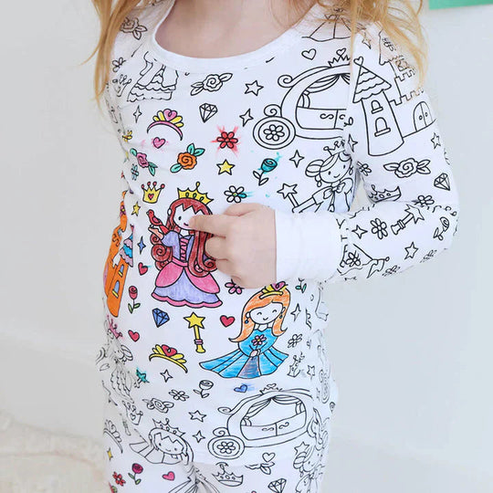 Barnas Kreative Pyjamas Interaktiv Designmulighet 0