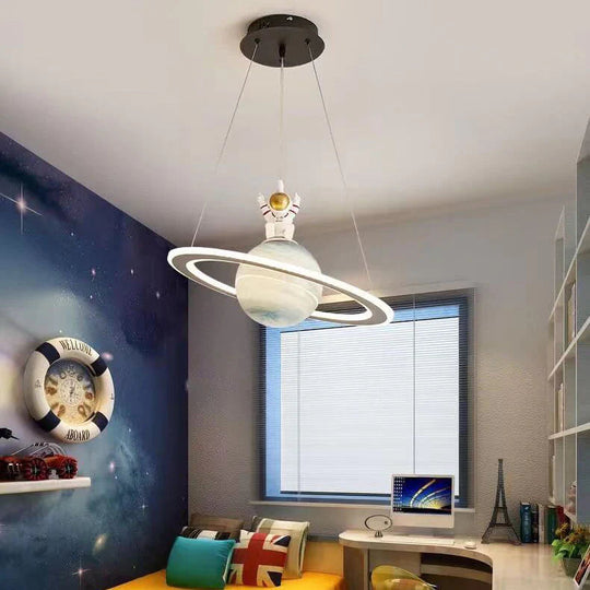 Barnas LED Hengelys Planetarisk Design 2
