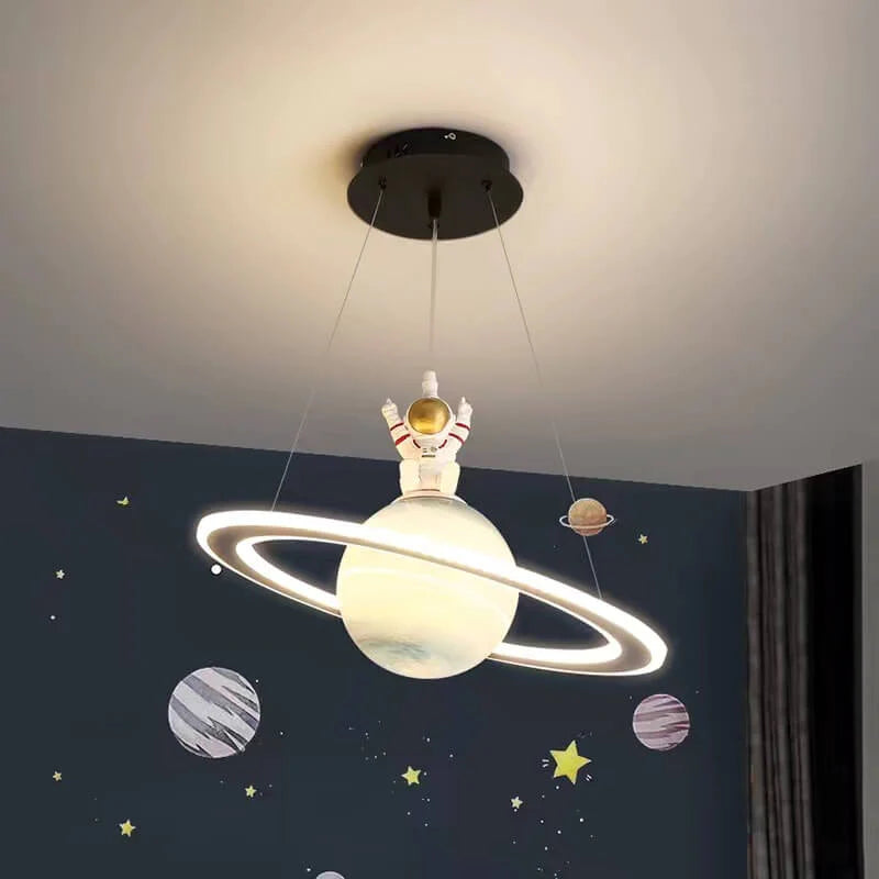 Barnas LED Hengelys Planetarisk Design 6