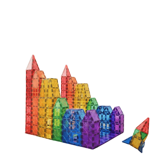 Barnas Magnetiske Byggesett i Montessori-Stil 0