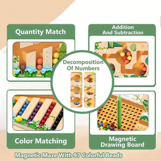 Barnas Magnetlabyrint Læringsspill 2