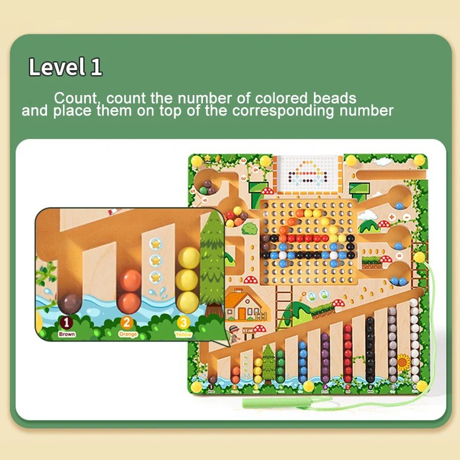 Barnas Magnetlabyrint Læringsspill 3