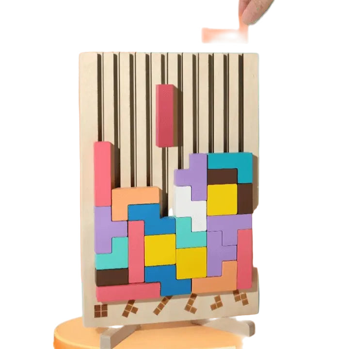 Barnas Stabelspill i Tre - Montessori Inspirert 1