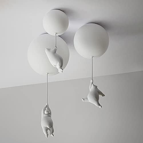 Barnas Taklampe Bjørn med Ballong Moderne Design for Stue 7