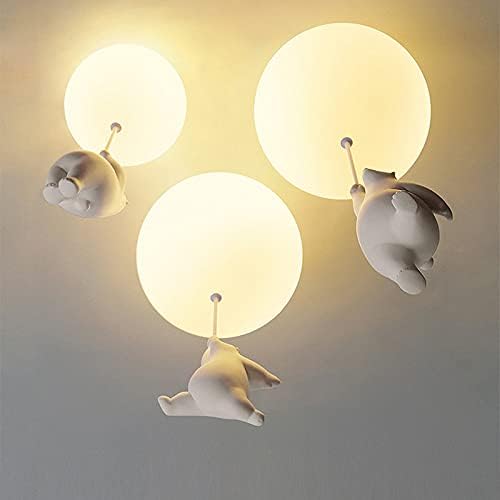 Barnas Taklampe Bjørn med Ballong Moderne Design for Stue 8