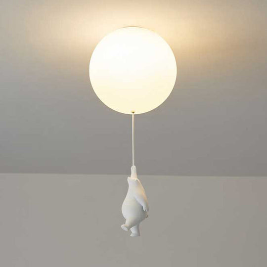 Barnas Taklampe med Bjørn og Ballong 0