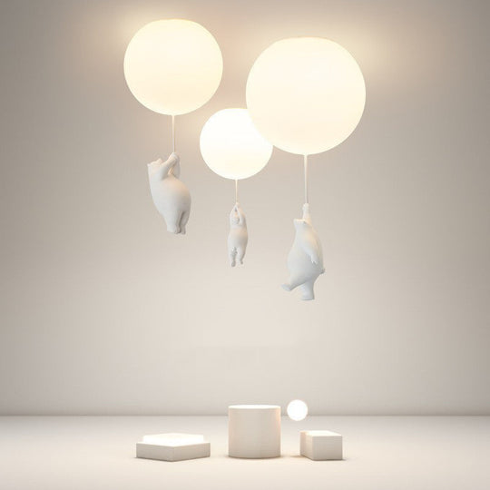 Barnas Taklampe med Bjørn og Ballong 1