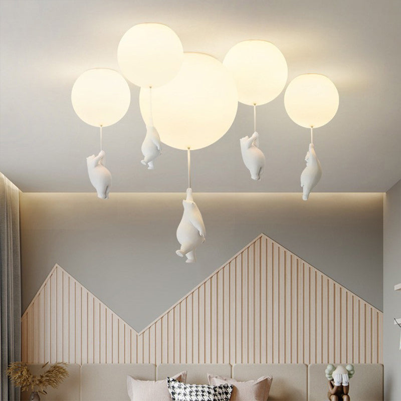 Barnas Taklampe med Bjørn og Ballong 3