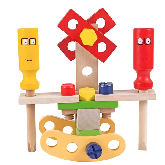 Barnas Verktøykasse i Tre for Byggeferdigheter 5