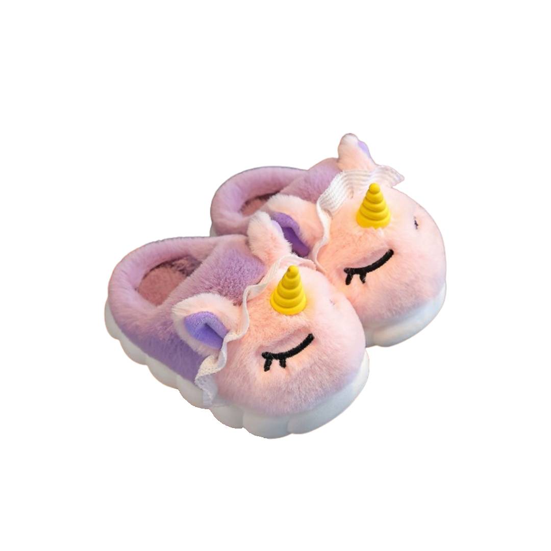 Barnetøfler med Enhjørning Design 1