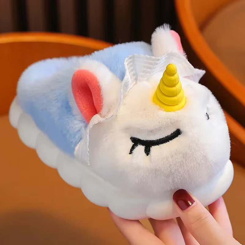 Barnetøfler med Enhjørning Design 3