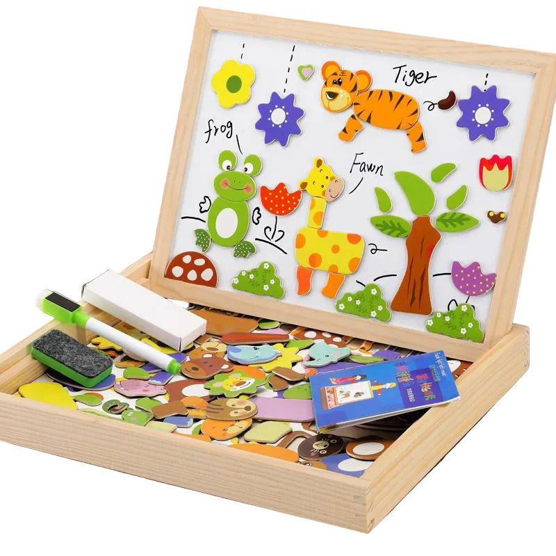 Barns 2-i-1 Tegnebrett med Magnettavle 0