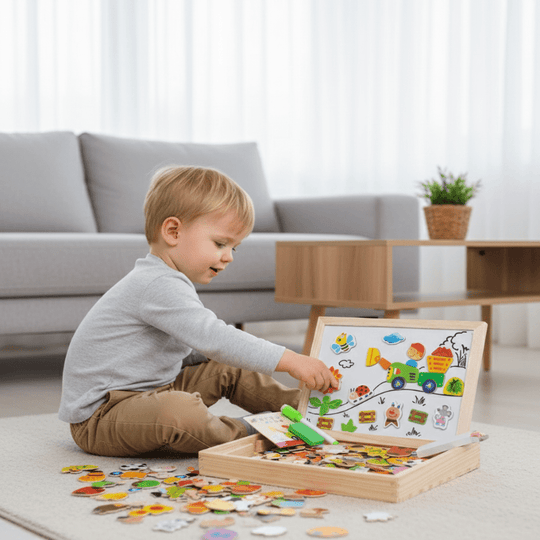 Barns 2-i-1 Tegnebrett med Magnettavle 1