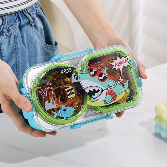 Barns Bento-lunsjboks med Hai-motiv Lekent Design 1