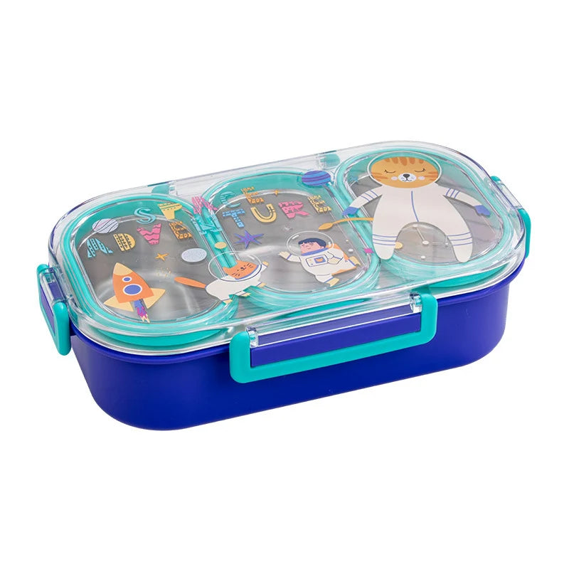 Barns Bento-matboks med romtema og flere rom 0