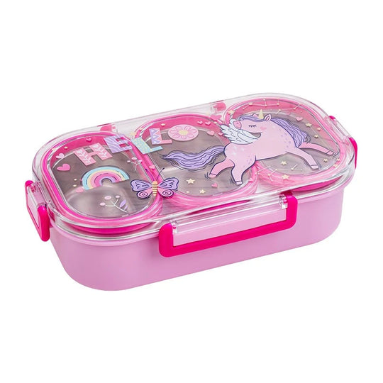 Barns Bento-matboks med romtema og flere rom 8