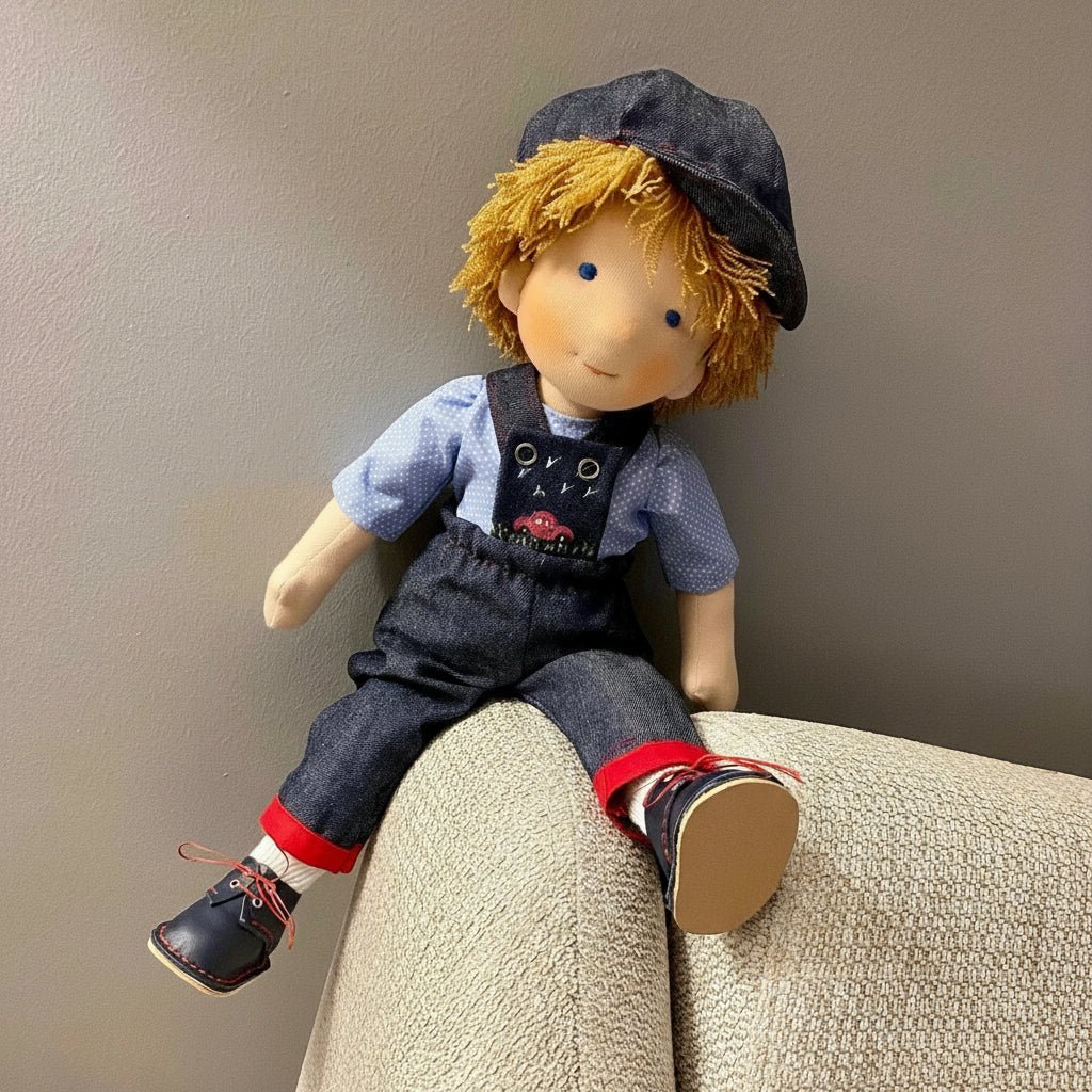 Barns Håndlagde Waldorfdukke med Myk Kropp 9