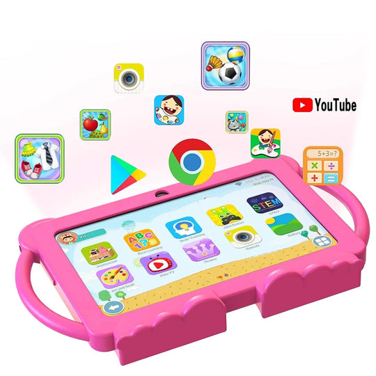 Barns Læringstablett 7 Tommer Android 12 med 32GB Minne 2