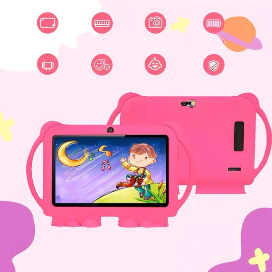 Barns Læringstablett 7 Tommer Android 12 med 32GB Minne 3
