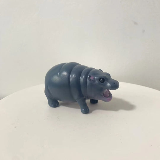 Barns Lekefigur Flodhest Realistisk Design 3