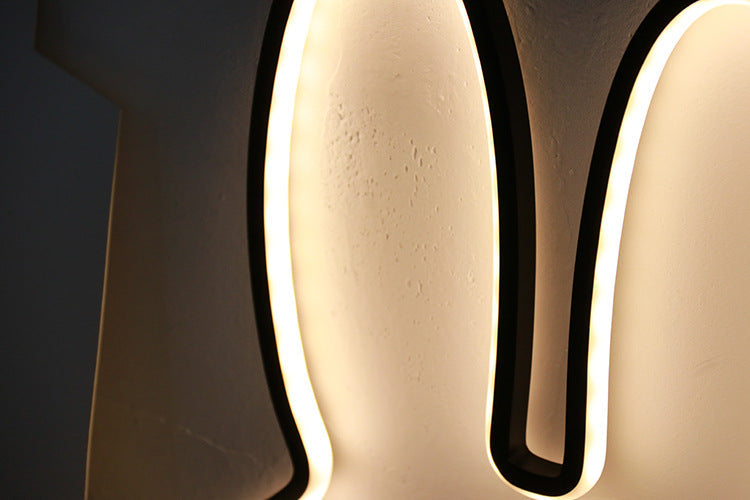 Barns Nattlampe Kanin Moderne Design Koselig Atmosfære 3