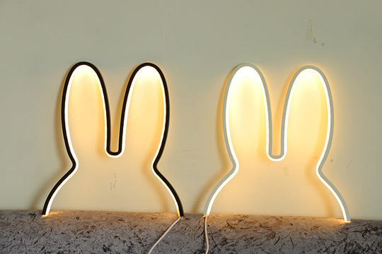 Barns Nattlampe Kanin Moderne Design Koselig Atmosfære 5