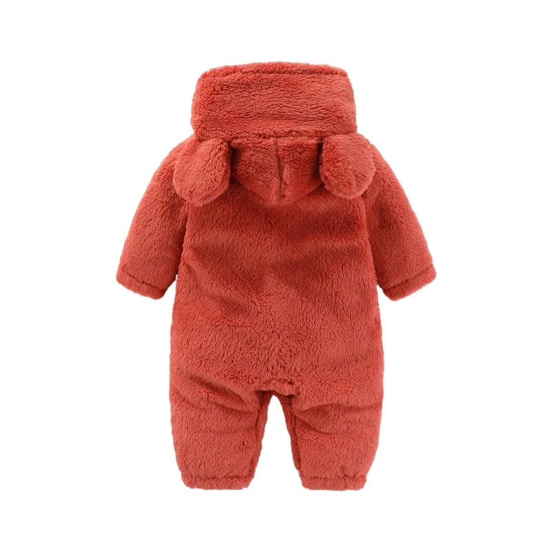 Barns Teddy Jumpsuit med Ører 3