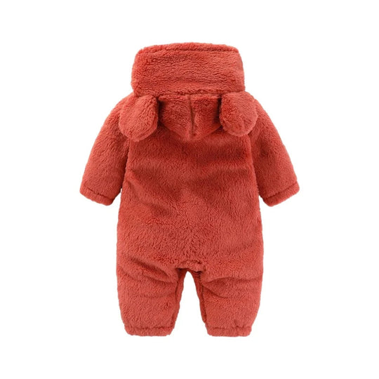 Barns Teddy Jumpsuit med Ører 3