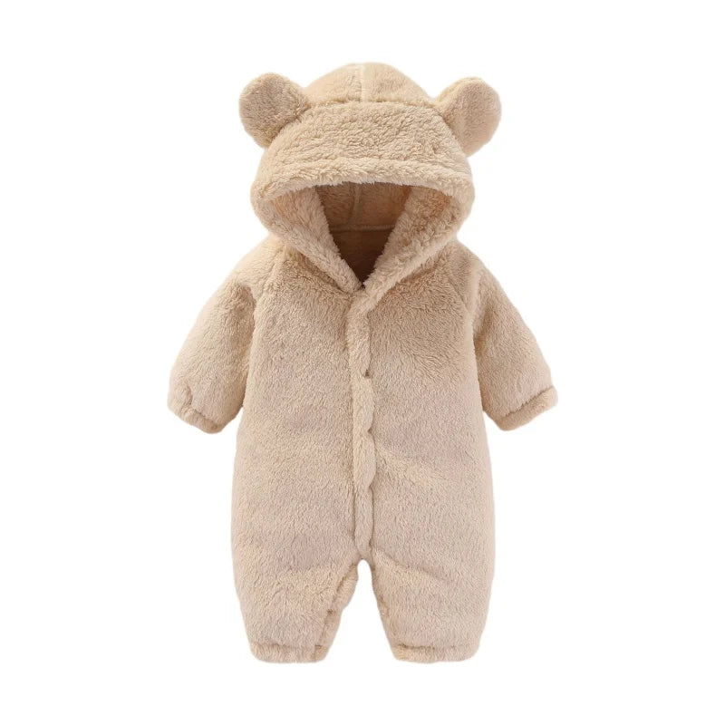 Barns Teddy Jumpsuit med Ører 4