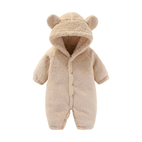 Barns Teddy Jumpsuit med Ører 4