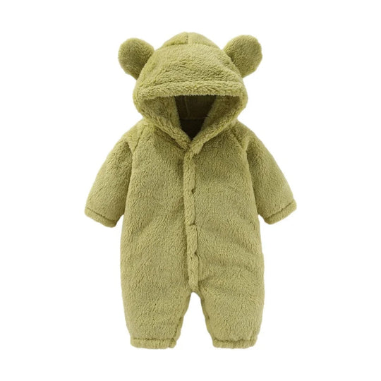 Barns Teddy Jumpsuit med Ører 7