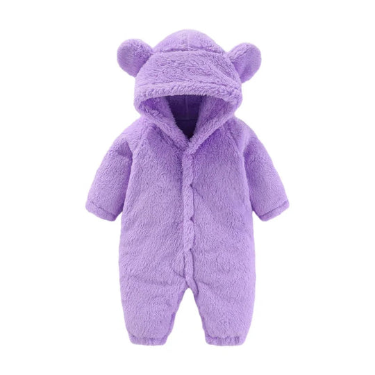 Barns Teddy Jumpsuit med Ører 8