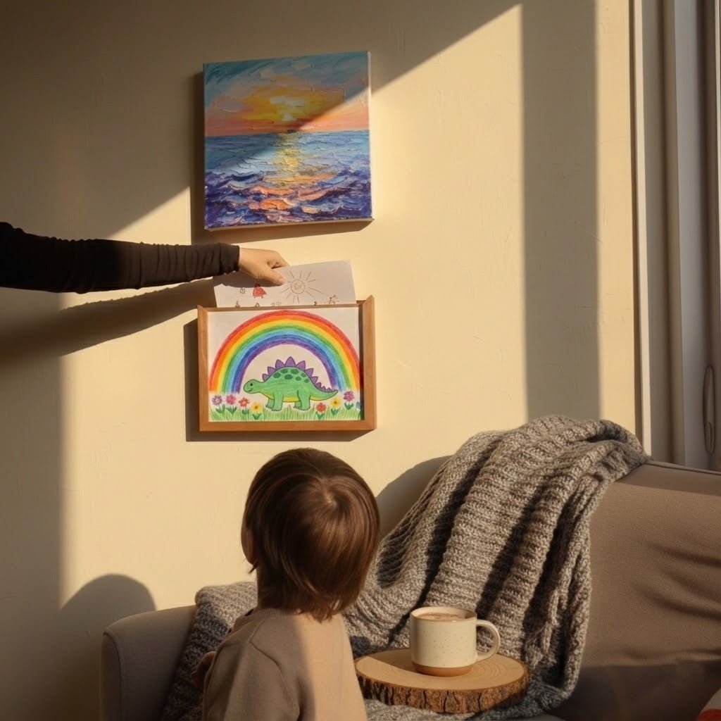 Barns Utstillingsramme med Oppbevaring 4