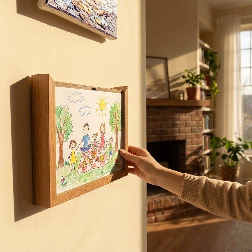 Barns Utstillingsramme med Oppbevaring 5