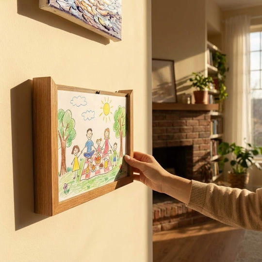 Barns Utstillingsramme med Oppbevaring 5