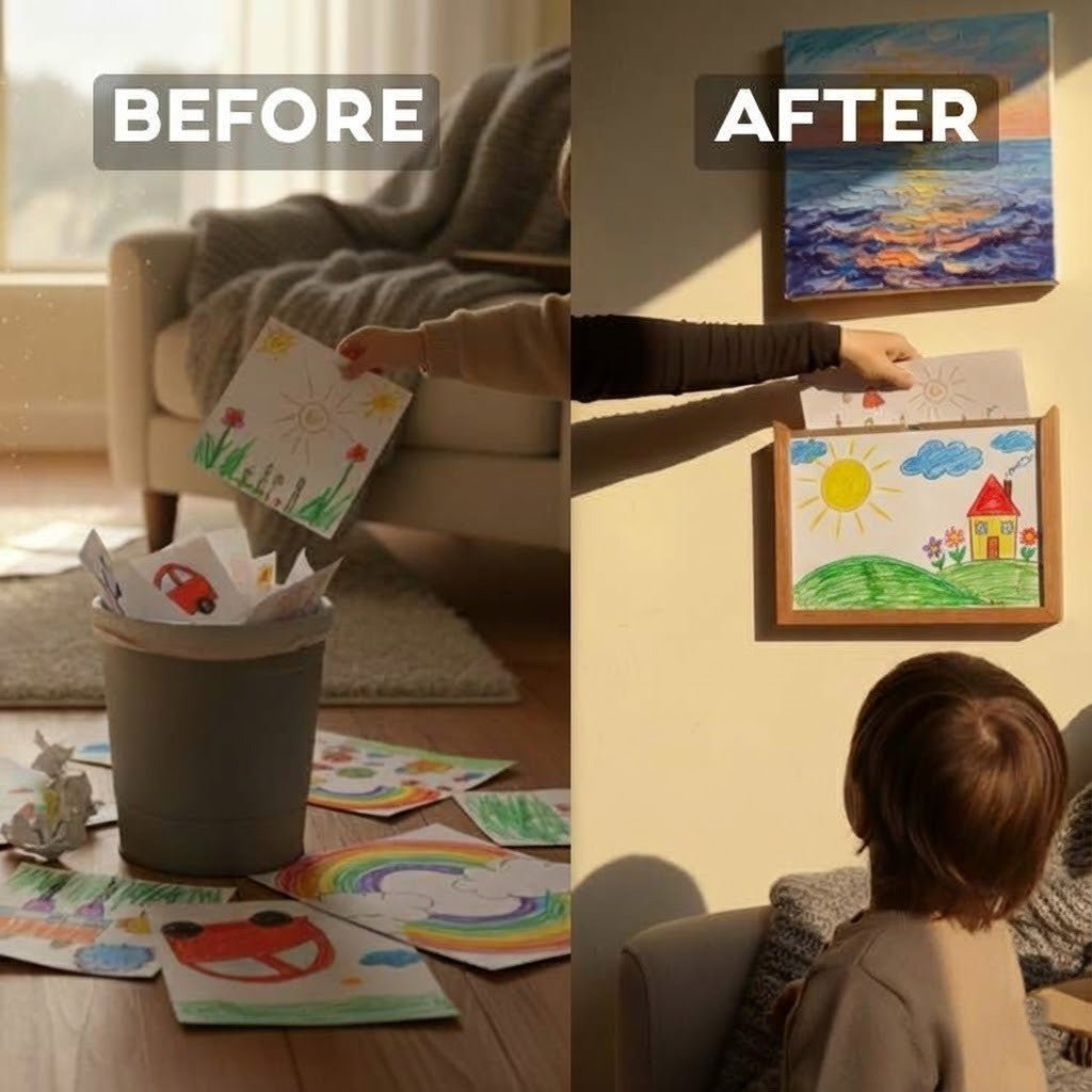 Barns Utstillingsramme med Oppbevaring 6