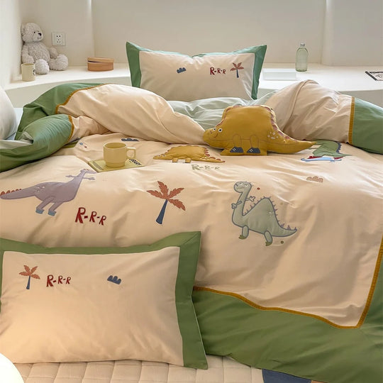 Barns vendbare dynetrekk med dinosaurmotiv 1