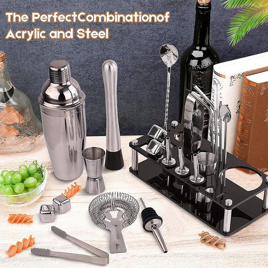 Bartender Kit med 23 Deler for Profesjonell Cocktailmiksing 3