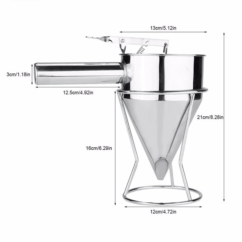 Batter Dispenser Trakt for Kjøkkenbruk Moderne Design 4