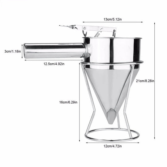 Batter Dispenser Trakt for Kjøkkenbruk Moderne Design 4