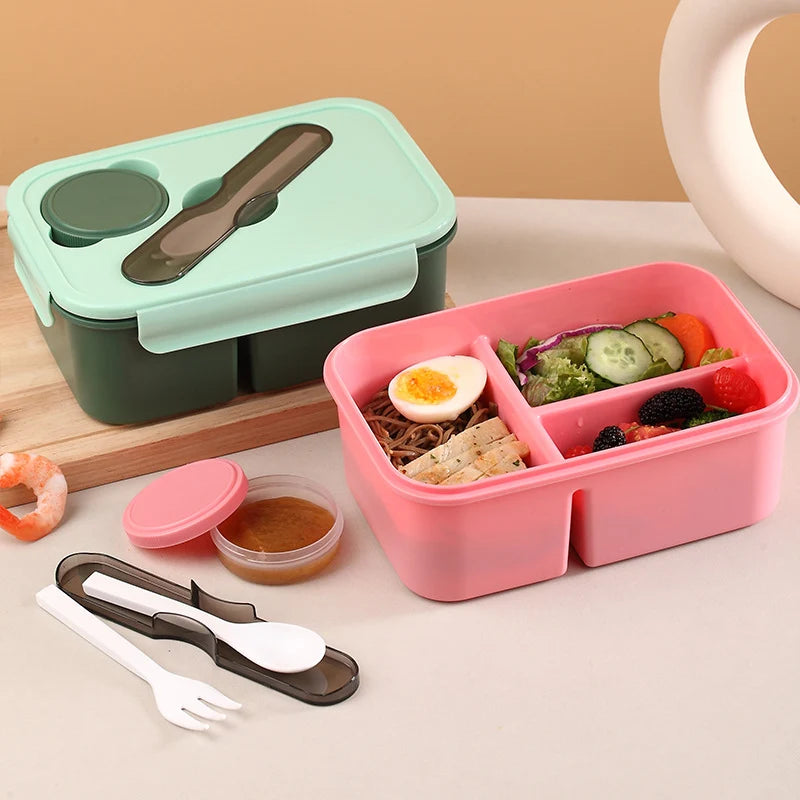 Bento-matbeholder med flere rom for organisert måltidsoppbevaring 1