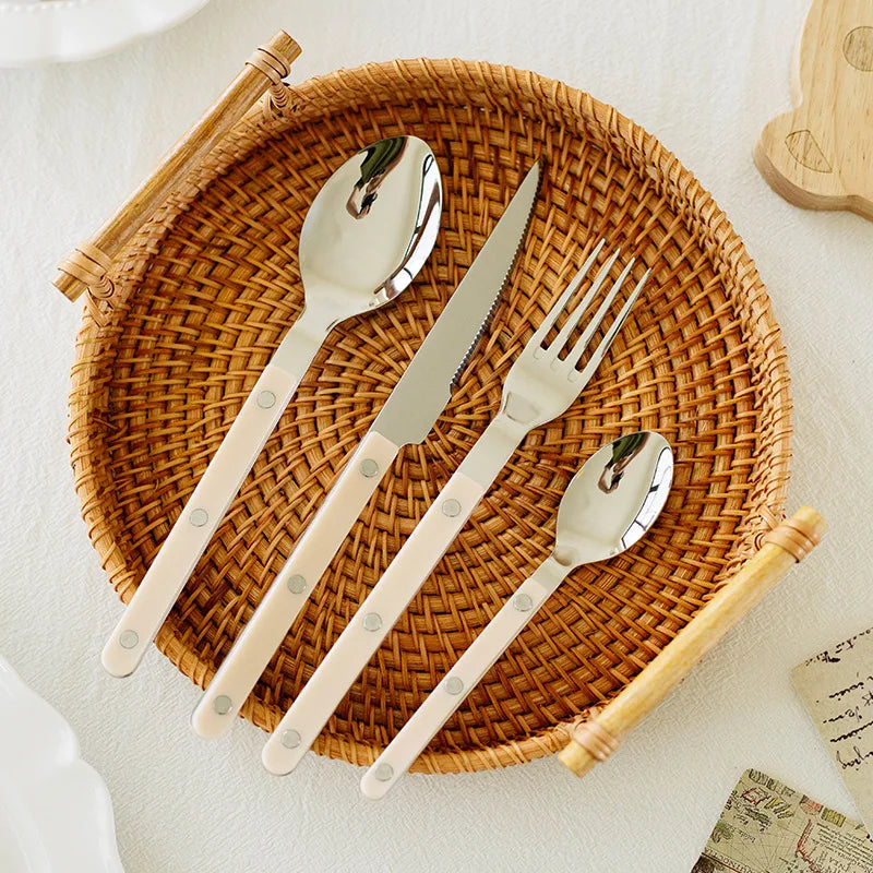 Bestikksett for 6 Personer Stilren Design 24 Deler 2