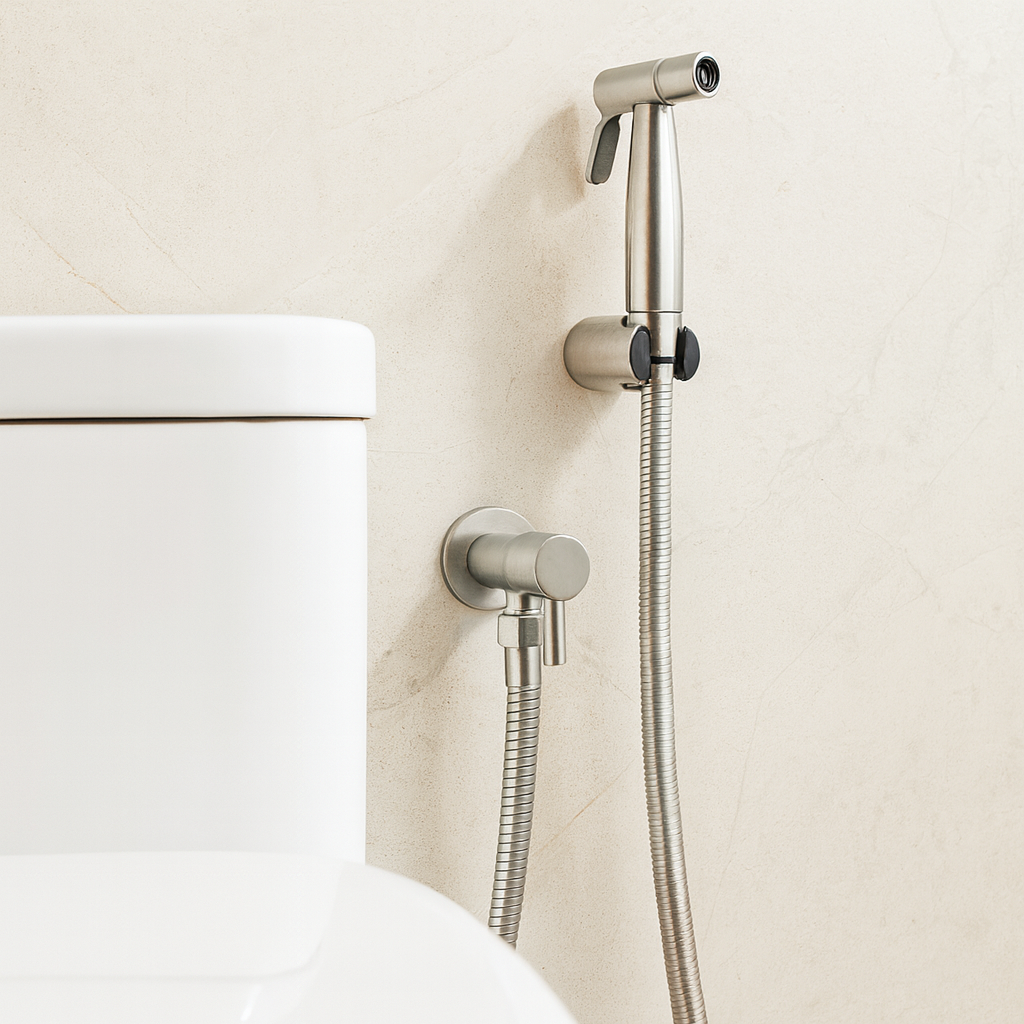 Bidet Sprayer Veggmontert med Justerbar Stråle 0